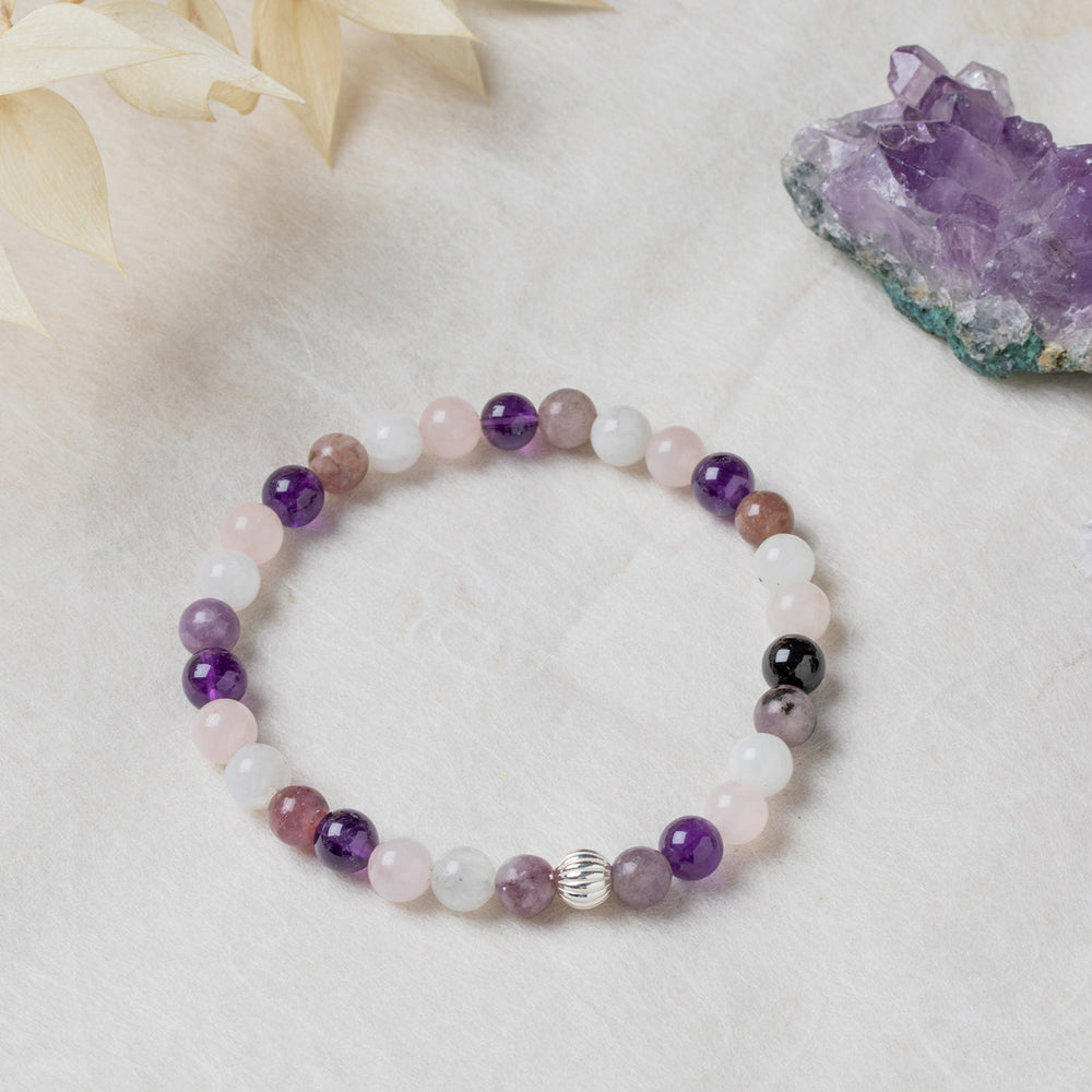 Divine Tranquility Gemstone Bracelet 6mm - Djuna Studios