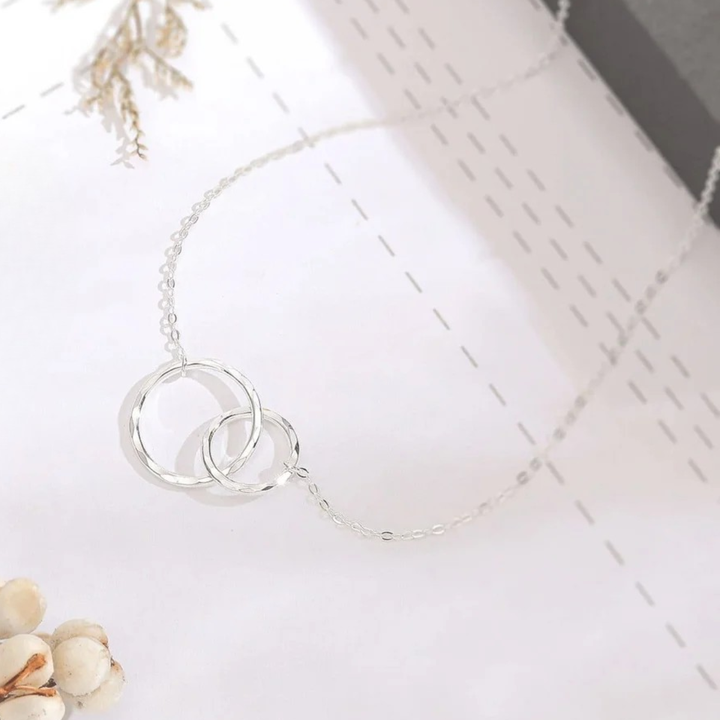 Forever Connected Two-Link Necklace - Thank You