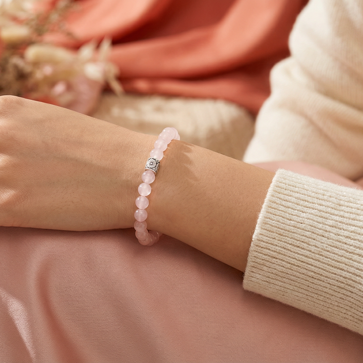 Rose Quartz Bracelet - 6mm