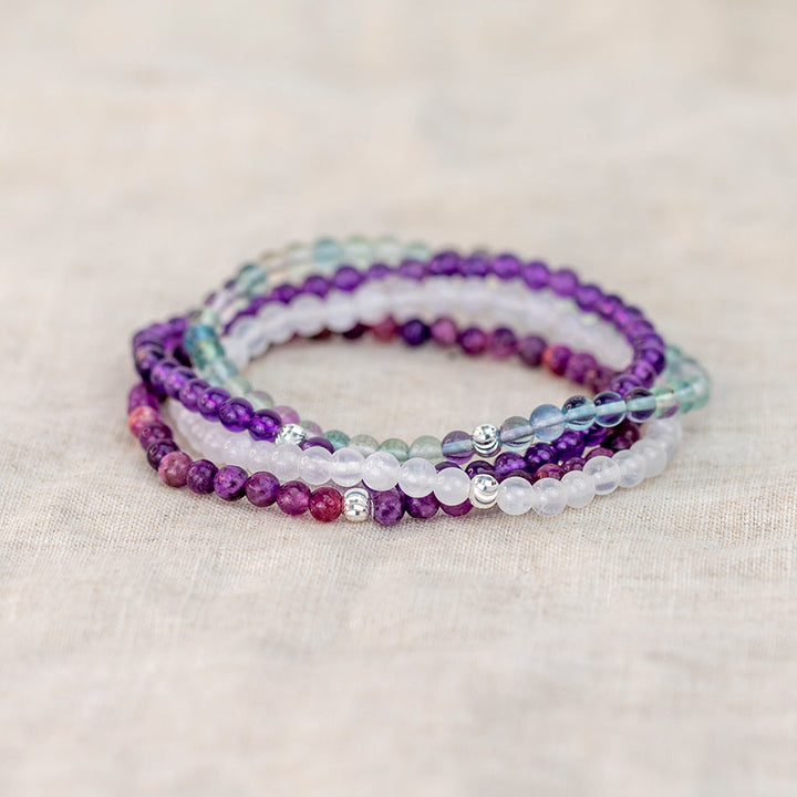 Crown Chakra Bracelet Set - Djuna Studios