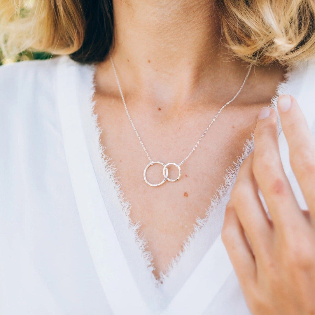 Forever Connected Two-Link Necklace - “Best Wife Ever”