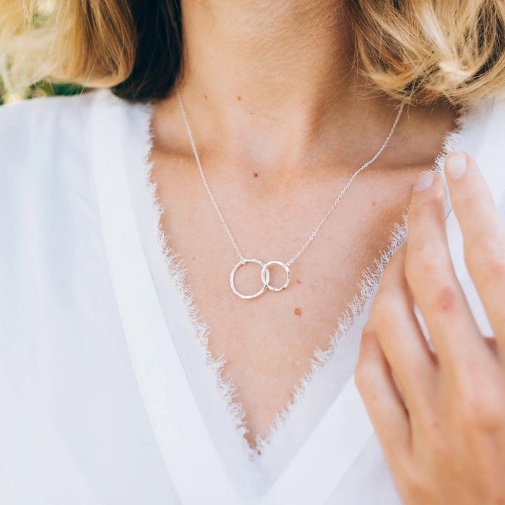 Forever Connected Two-Link Necklace - “Best Girlfriend Ever”