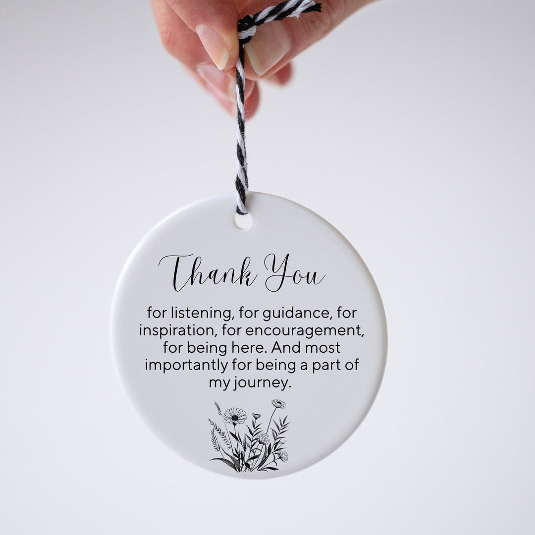 Thank You Keepsake - Being a Part of My Journey
