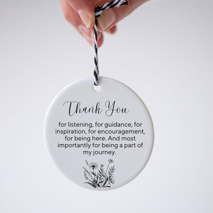 Thank You Keepsake - Being a Part of My Journey