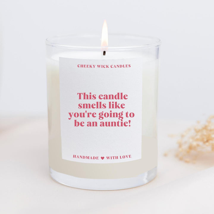Smells Like You're Going to be an Aunt Candle Gift