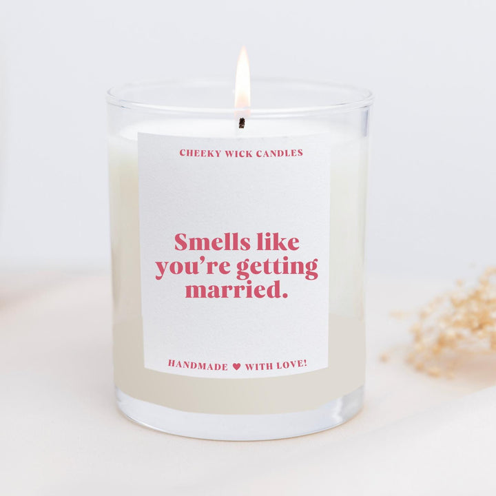 Smells Like You're Getting Married Engagement Candle Gift