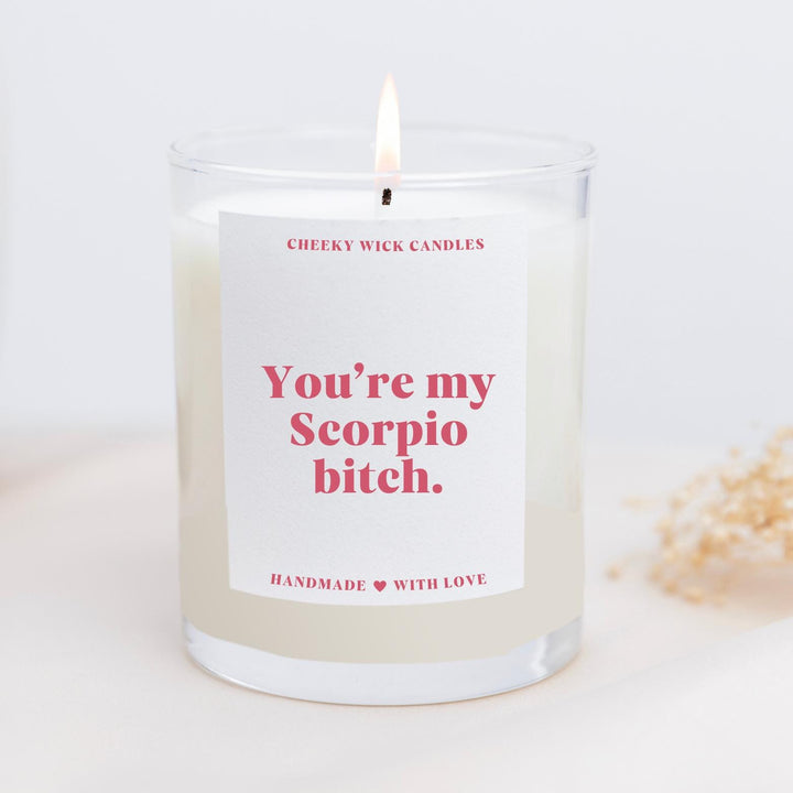 You're My Scorpio Bitch Candle Gift for Friends