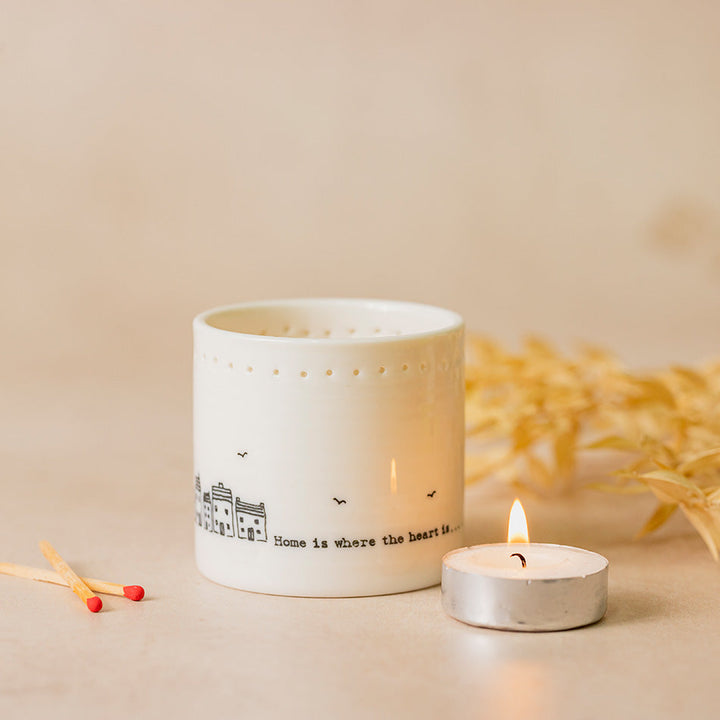 Home Is Where the Heart Is Tealight Holder - New Home Gift