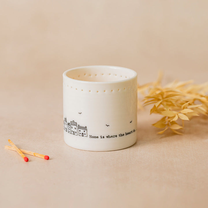 Home Is Where the Heart Is Tealight Holder - New Home Gift