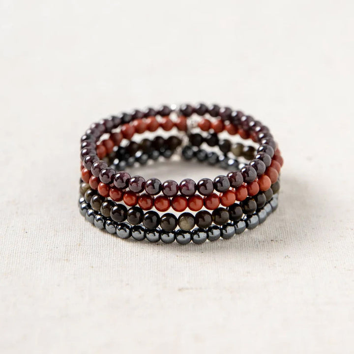 Root Chakra Bracelet Set - Djuna Studios