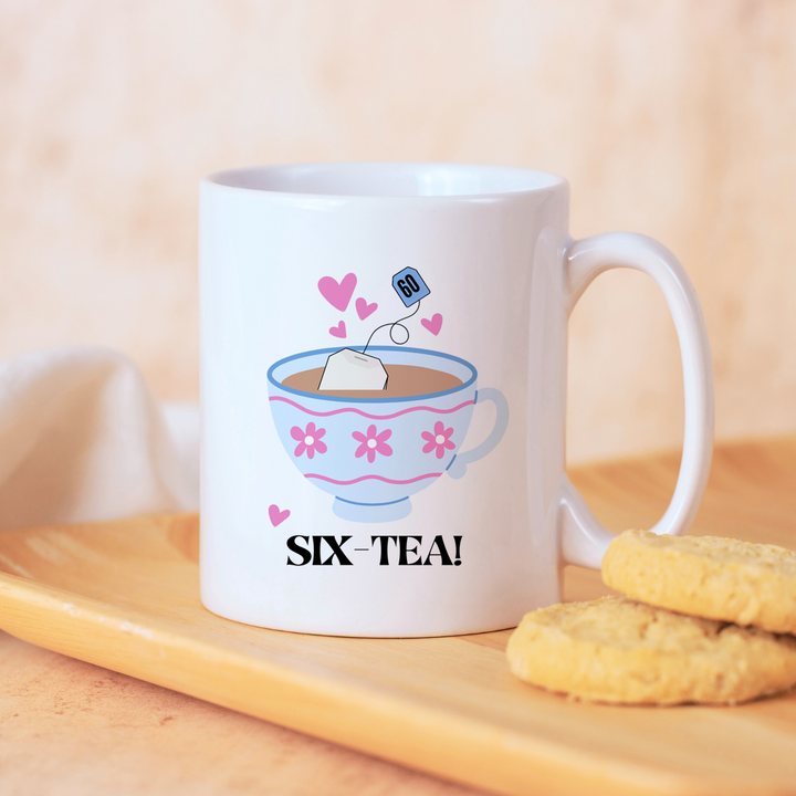 Six-Tea Tea Mug Gift Idea for 60th Birthday